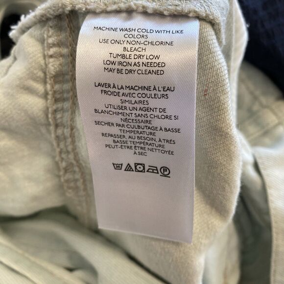 We The Free People Ziggy Denim Bib Overalls Size Small Light Wash Blue Women - Picture 10 of 12